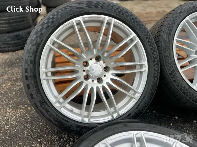 5х120 19 Джанти BMW 5 series E60 E61 БМВ Е 60 Carlsonic Спорт пакет, снимка 4 - Гуми и джанти - 49964074