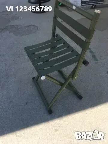 Сгъваем стол Universal, С облегалка, 29x28x62 см, Син/Зелен, снимка 4 - Къмпинг мебели - 50690127