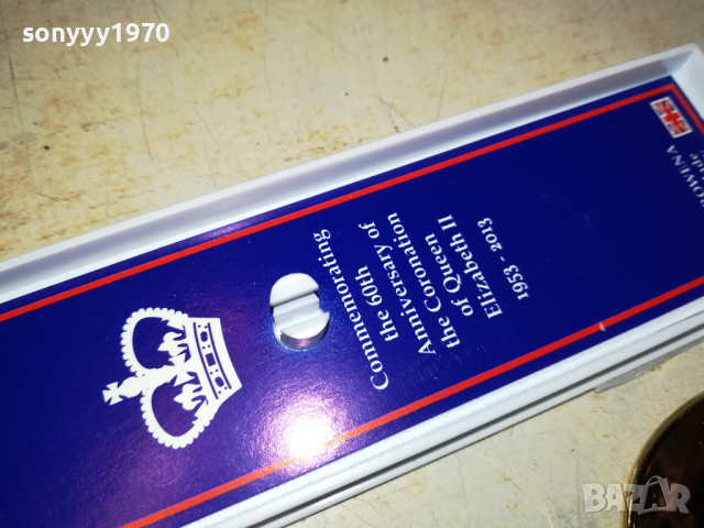 CORONATION-ROWENA MADE IN UK-ЗЛАТНА ЛЪЖИЧКА ОТ АНГЛИЯ 2902241833, снимка 11 - Колекции - 44533412