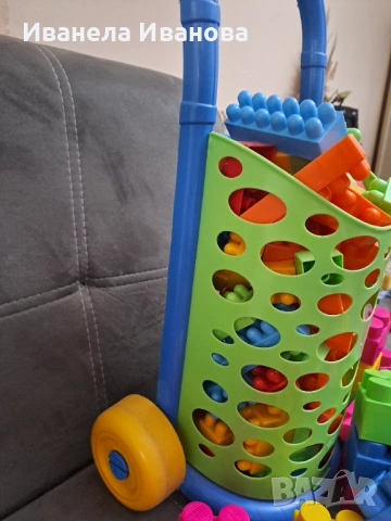 Детска количка с конструктор, снимка 2 - Конструктори - 53765427