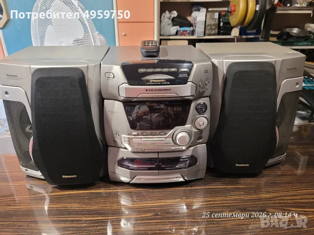 Panasonic SC-AK45 само радиото работи, снимка 4 - Аудиосистеми - 56227551