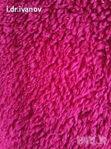 червено поларено горнище, снимка 3 - Блузи с дълъг ръкав и пуловери - 48967181