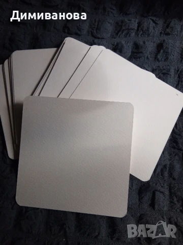 40 бр акварелна хартия 10х10 см