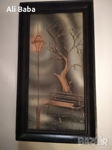 Картина смесена техника – „Очакване“, Иван П. Тодоров