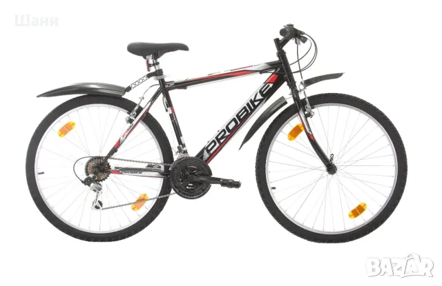 Велосипед Probike PROBIKE 26", BLACK GLOSS Планински велосипеди HARDTAIL Steel

, снимка 1