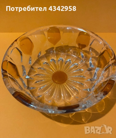 Кристална винтидж бонбониера.1960г., снимка 3 - Антикварни и старинни предмети - 52839100