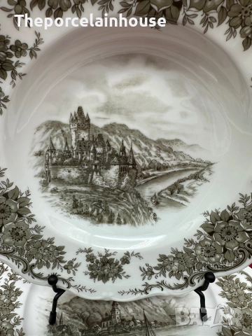 Seltmann Weiden Rheingau Барок- сервиз за хранене и кафе за 6 човека като НОВ, снимка 9 - Сервизи - 52542686