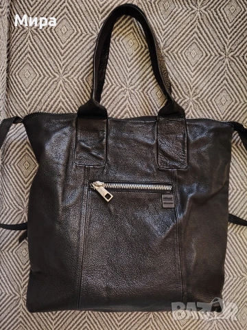 Дамска черна чанта Replay, снимка 3 - Чанти - 53798815