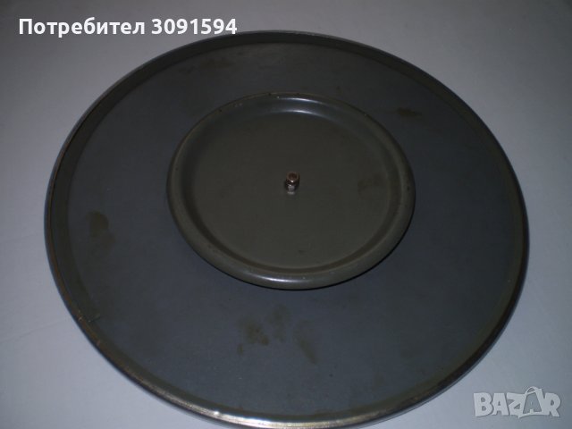 Ретро Въртящт стъклен поднос , снимка 6 - Други ценни предмети - 41878862