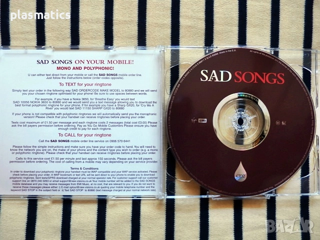 CDs - Rabin Abou-Khalil / SAD songs / No Angels  , снимка 9 - CD дискове - 34965033