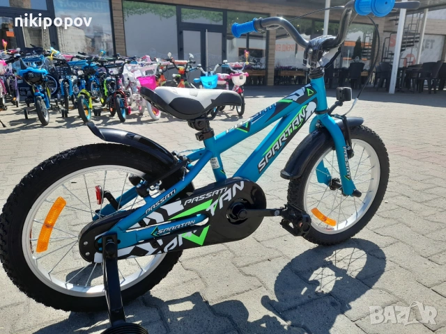 PASSATI Велосипед 16" SPARTAN син, снимка 5 - Велосипеди - 53759397