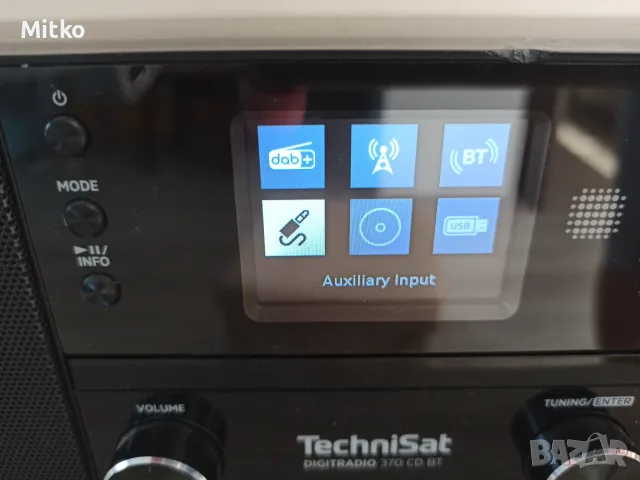 Радио TechniSat 370 CD BT, DAB +, FM, снимка 4 - Радиокасетофони, транзистори - 55908258