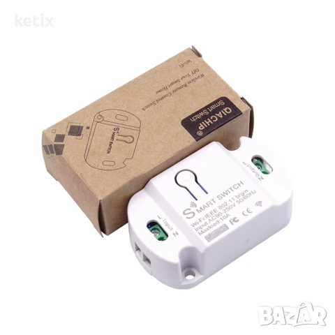 TUYA 10A WiFi интелигентен безжичен превключвател, снимка 6 - Друга електроника - 53533036