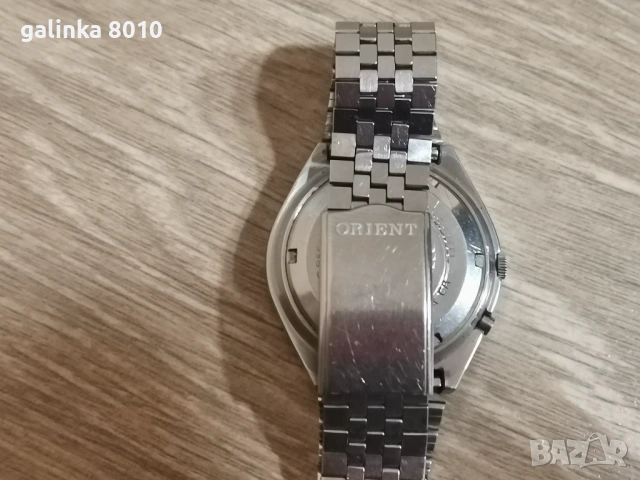 Мъжки часовник Ориент с рядък циферблат, снимка 4 - Мъжки - 53432540