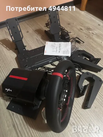 Игрален волан с педали PXN V10-Ultra, снимка 4 - Аксесоари - 56013259