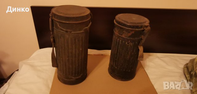 Две немски кутии за противогази. , снимка 3 - Антикварни и старинни предмети - 39507116