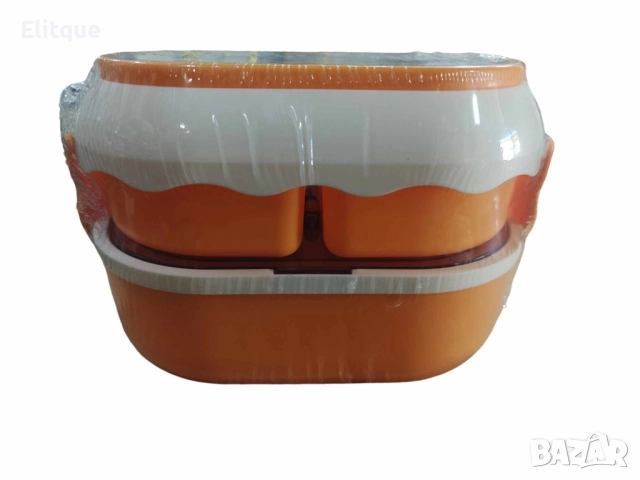 Преносима пластмасова кутия за храна на 2 нива, снимка 2 - Други - 52894865