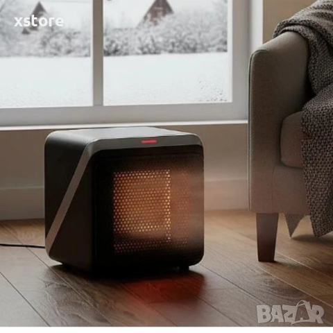 Отоплителна печка с вентилатор Rosberg R51970K, 500W , снимка 4 - Отоплителни печки - 52697307