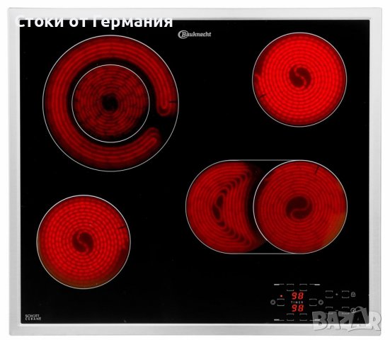 Kерамичен плот BAUKNECHT SCHOTT CERAN® CTAR 9642 IN, 60см
