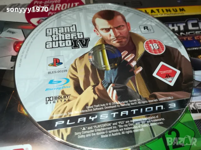 SONY PS3 GAME-GRAND THEFT AUTO IV 0202251900