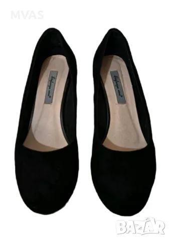 Дамски есенни обувки на дебел ток 39 40 размер, снимка 4 - Дамски обувки на ток - 49517123