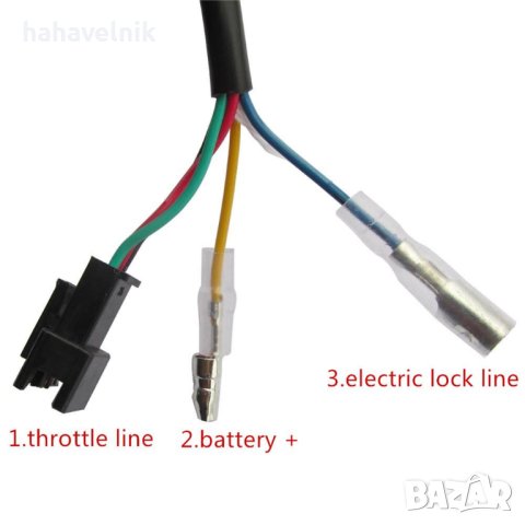 Ръчка за газ за скутер, масур, със дисплей и контактен ключ -комплект, снимка 3 - Друга електроника - 40188949