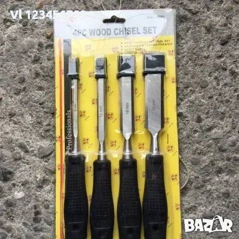 Дърводелски длета комплект - 6, 12, 19, 25 мм, снимка 2 - Други инструменти - 53838015