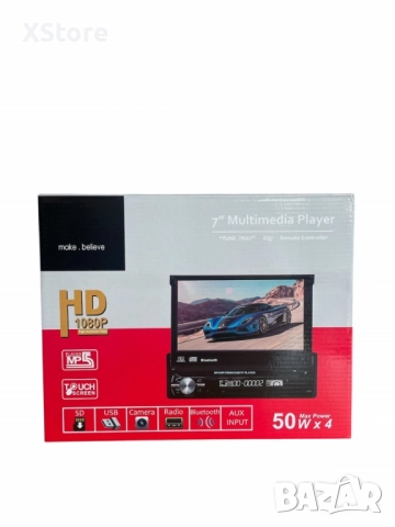 Мултимедия MOSFET 50W x 4, 7" TFT с Bluetooth, GPS, SD, USB и управление от волана, снимка 6 - Друга електроника - 51295723