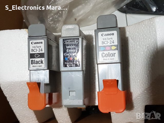 Принтер Canon BubbleJet i475D пълен комплект, снимка 4 - Принтери, копири, скенери - 41262887