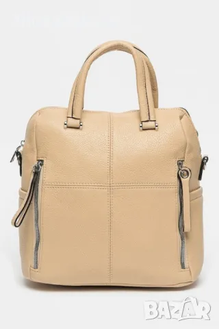 Дамска раница от еко материал с отделящи се презрамки
, снимка 7 - Чанти - 49290711