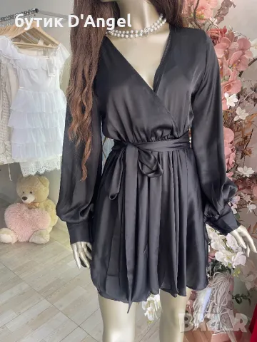 Мини рокля в черен цвят, снимка 1