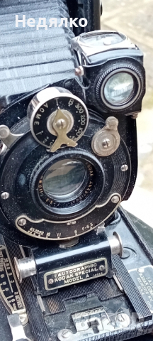 Мяхов фотоапарат Кодак,1914г, снимка 9 - Антикварни и старинни предмети - 42666561