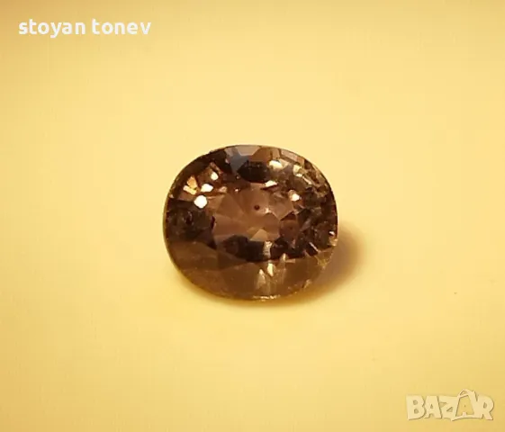 Рядък зелен сапфир с променящ се цвят - 1.10кт.! Сертифициран! Нов!, снимка 6 - Други - 50236823