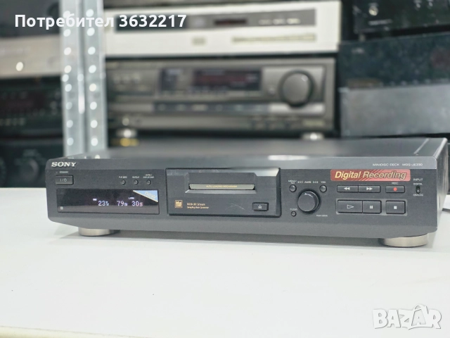🎶 Sony MDS-JE330 – Минидиск легенда! 🎶, снимка 3 - Ресийвъри, усилватели, смесителни пултове - 52649579