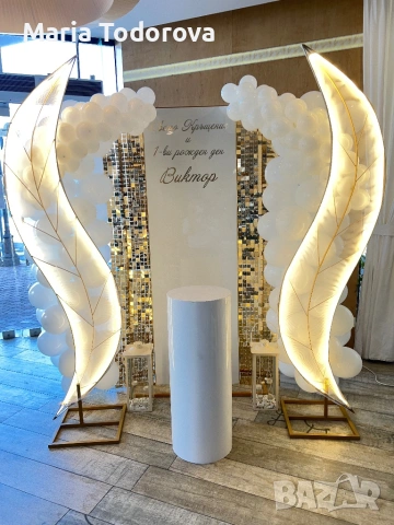 Арка за балони под наем- украса за кръщене, абитуриентски бал, юбилей, сватба