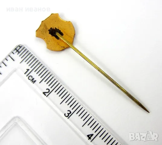 Царство България-Царска значка-Трудови войски-Оригинал-Емайл, снимка 4 - Колекции - 49871469