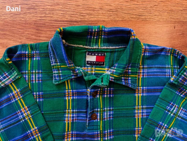 Tommy Hilfiger Vintage Polo 90s блуза с дълъг ръкав, снимка 2 - Блузи - 50633532