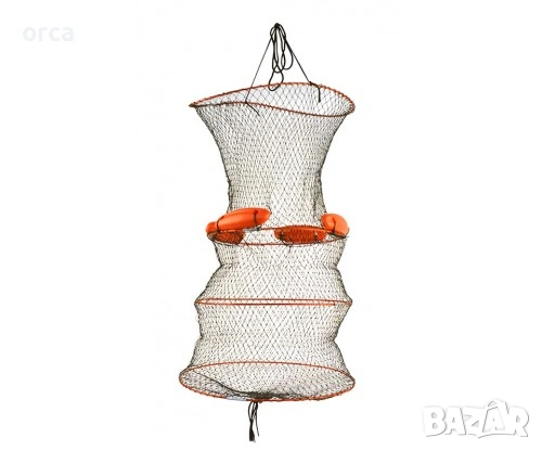 Живарник с поплавъци Kamasaki Rapid Black за лодка 40x40 50x80