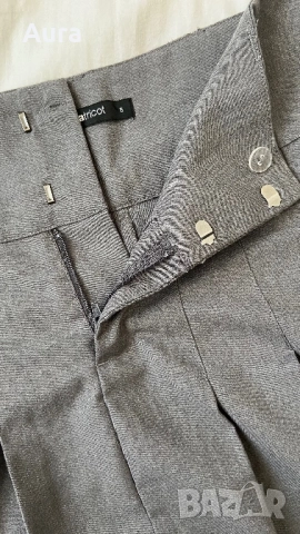 Grey pleated skirt, снимка 4 - Поли - 51779996