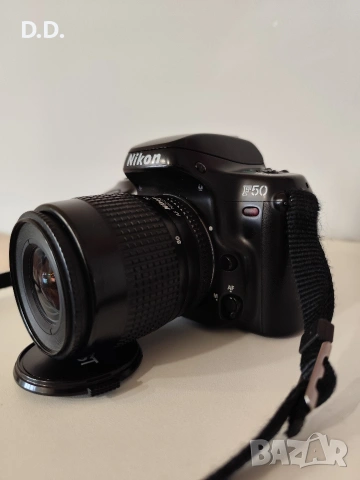 Nikon F50 с обектив , снимка 2 - Фотоапарати - 53241470