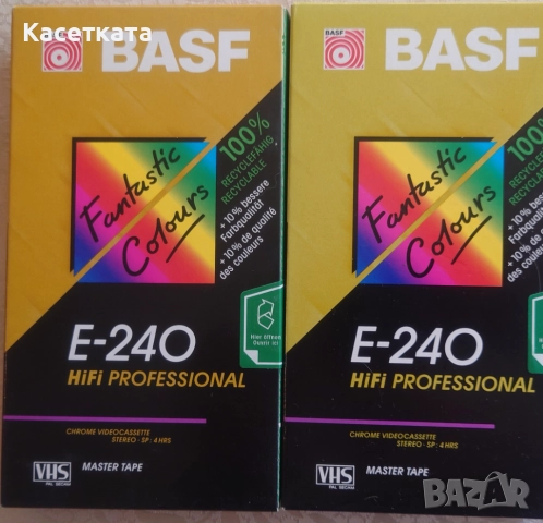 Видеокасети BASF Hi Fi Professional E-240