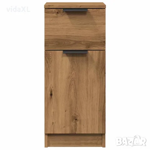 vidaXL Шкафове 2 бр. дъб Artisan 30x30x70 cm Инженерна дървесина, снимка 4 - Бюфети - 56148353