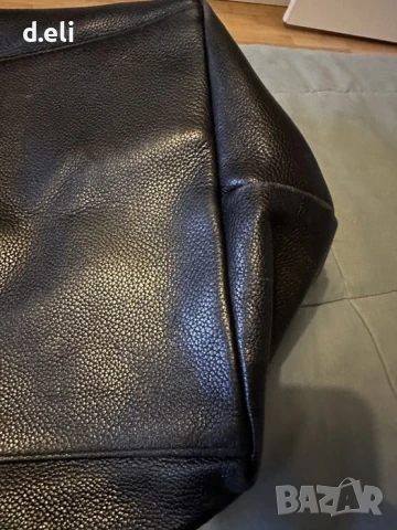 Piquadro и Longchamp Original 100% Кожа Страхотен голям кожен сак, снимка 6 - Сакове - 49463627