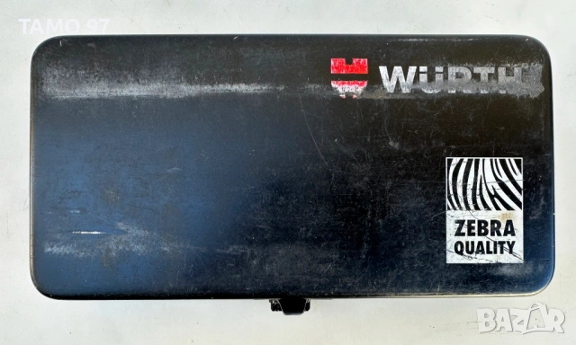 Wurth Zebra - Комплект преходници 8части неразличим от нови!, снимка 4 - Други инструменти - 53310065