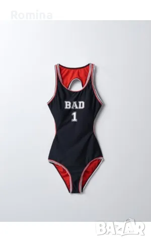 Цял бански костюм за дамите в черен цвят