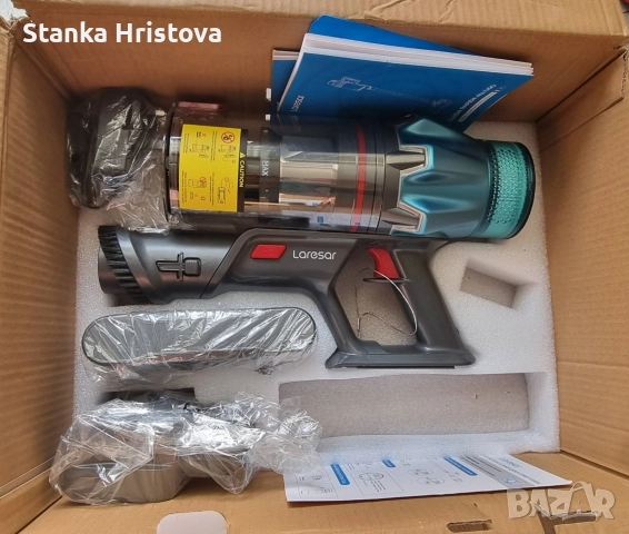 Акумулаторна прахосмукачка Laresar Ultra 7., снимка 3 - Прахосмукачки - 52688981