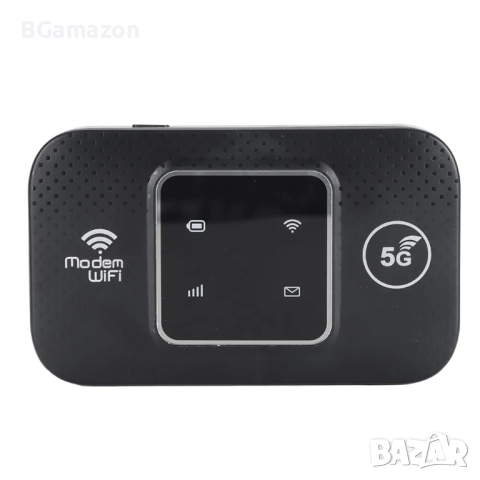 Нова wifi бисквитка M9S LED преносим WiFi рутер за пътуване, 300Mbps 4G LTE WiFi мобилна точка..., снимка 1