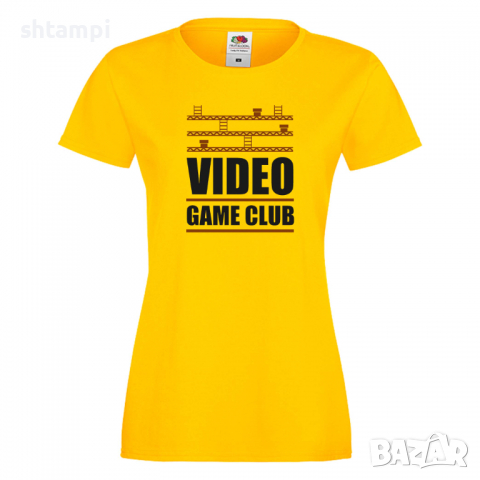 Дамска тениска Video Game Club, снимка 7 - Тениски - 36192953