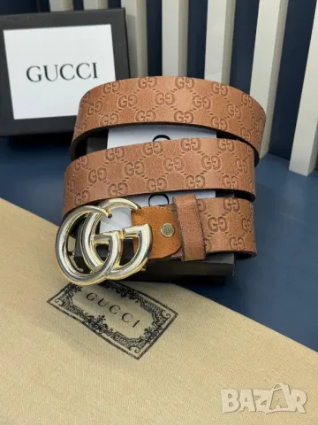 колани от естествена кожа в кутия gucci, снимка 9 - Колани - 50406184