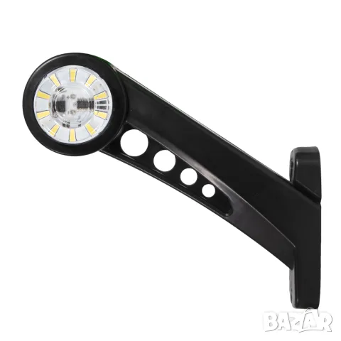 Мигащ LED габарит рогче под 45 градуса с перфорирано опорно рамо, снимка 2 - Аксесоари и консумативи - 55869058